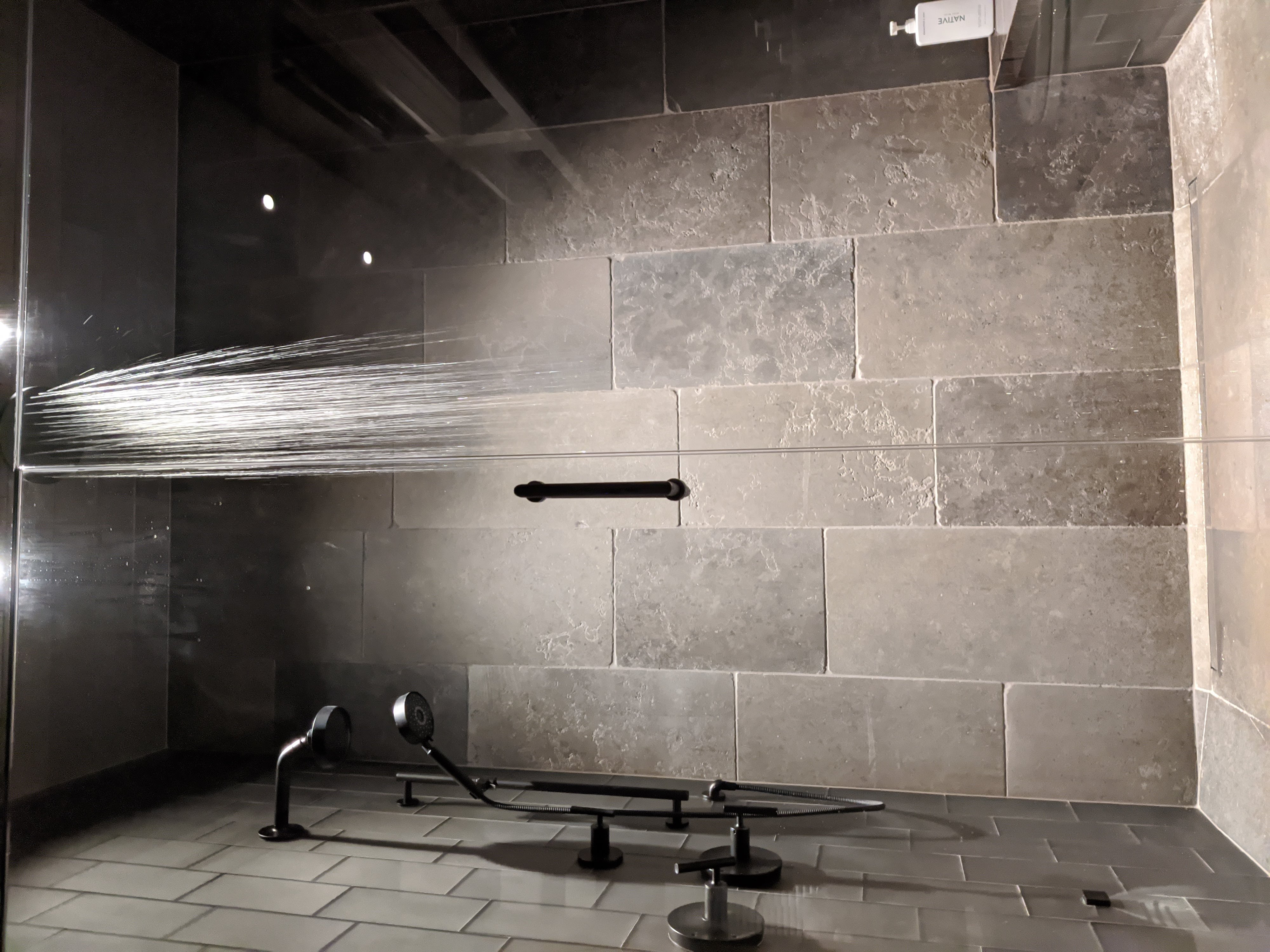 Rain shower detail